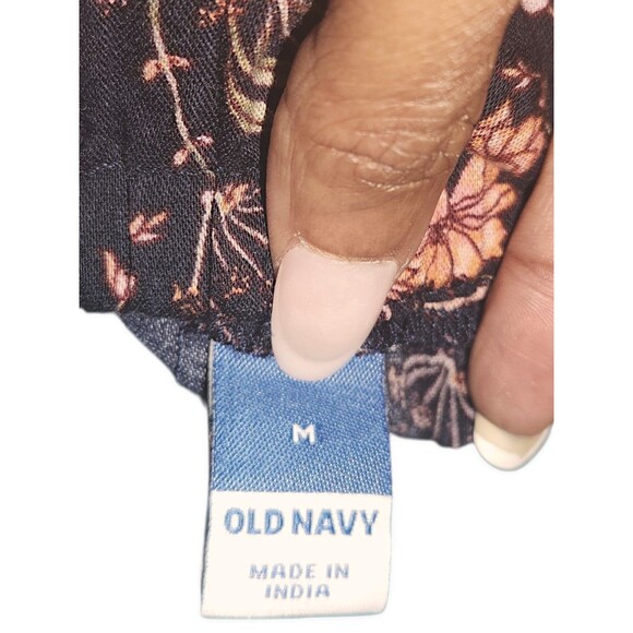Old Navy Women's Floral Split Front Midi Sundress Size M  Floral Boho Flowy - Picture 2 of 6